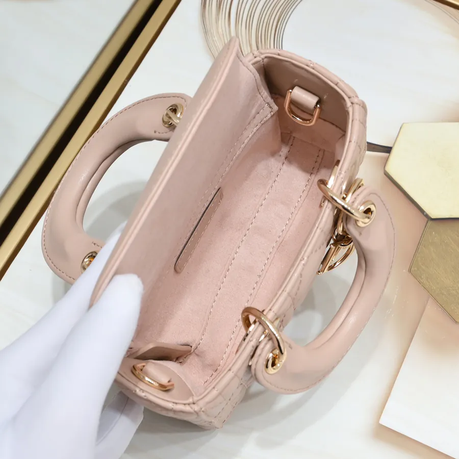 D Joy Mini Crossbody Bag in Genuine Leather