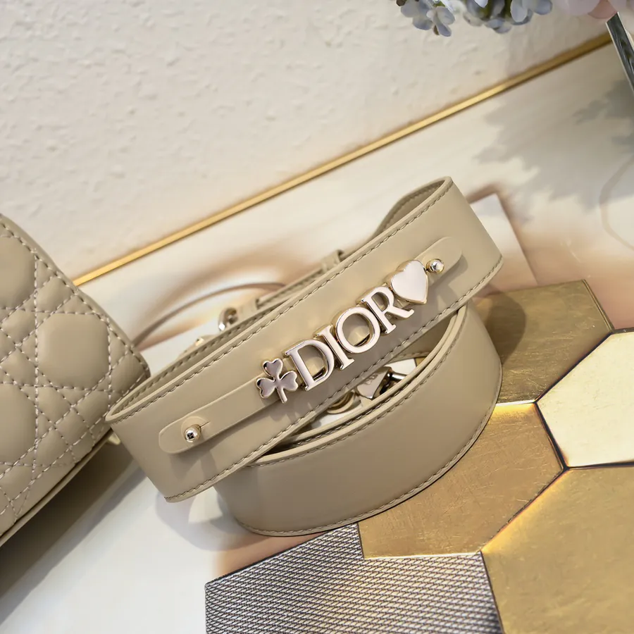 My Lady Bucket Bag in Apricot Calfskin