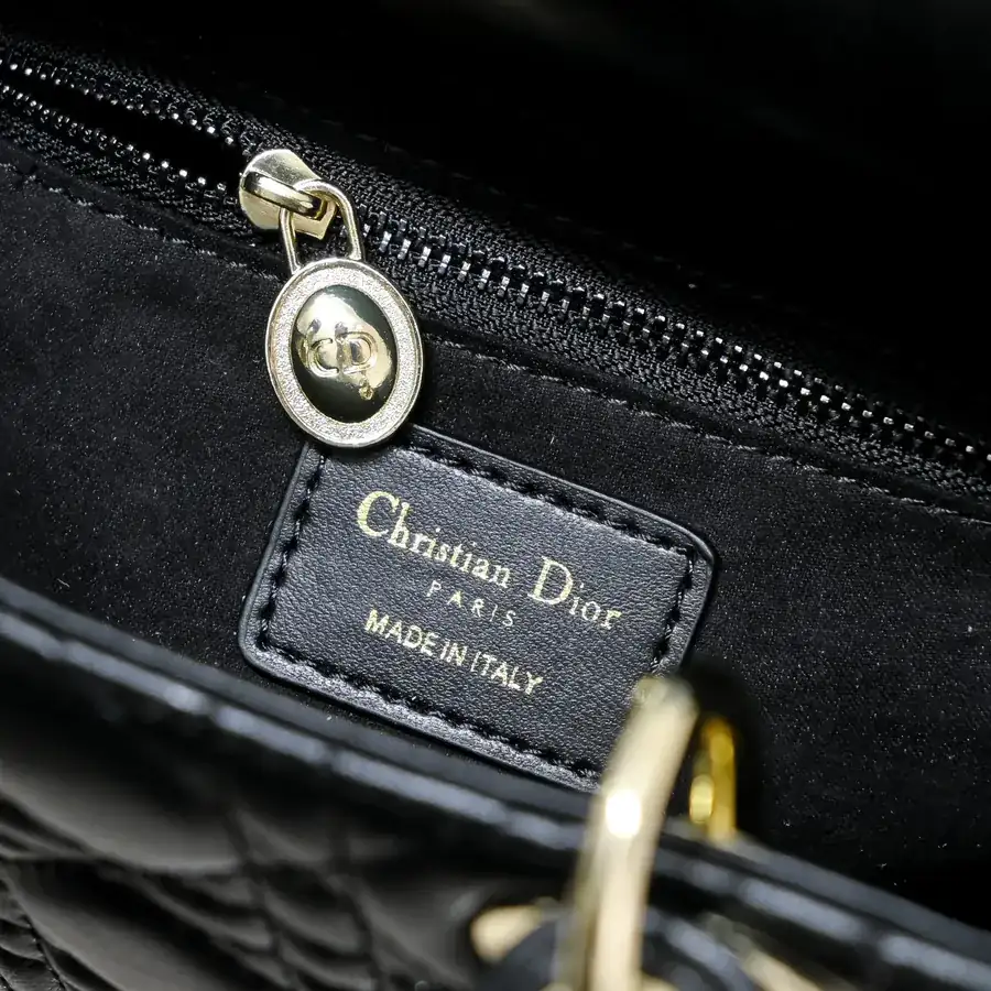 My Lady Letter Series Bucket Bag with Gold Hardware
