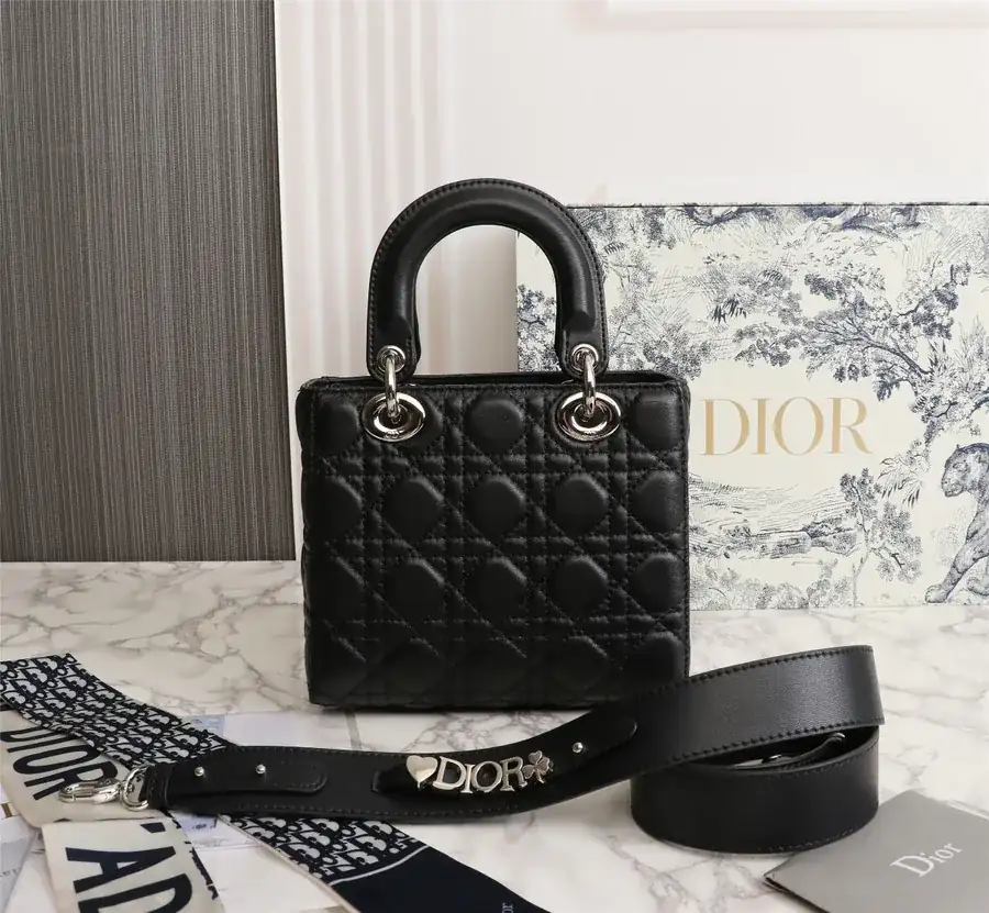 My Lady Letter Series Silver Buckle Lady Bag