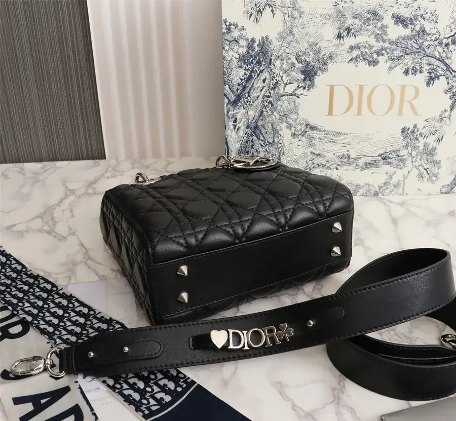 My Lady Letter Series Silver Buckle Lady Bag