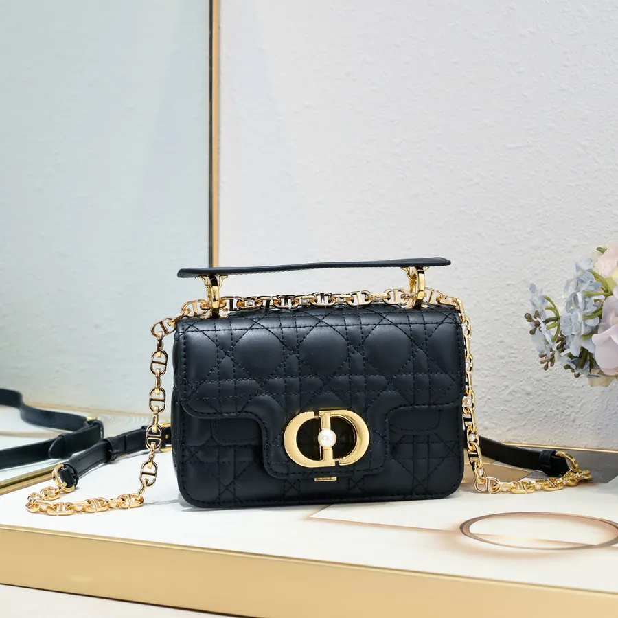 Dior Jolie Mini Crossbody Bag with Detachable Chain Strap