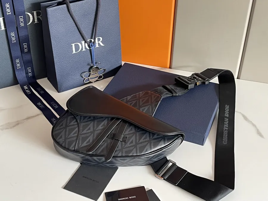 Marc Bohan Diamond Satchel in Grained Calfskin
