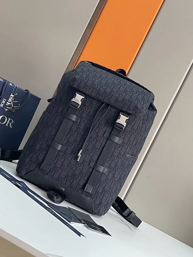 DIO Explorer Backpack Premium Quality, Oblique Print, DIO Logo