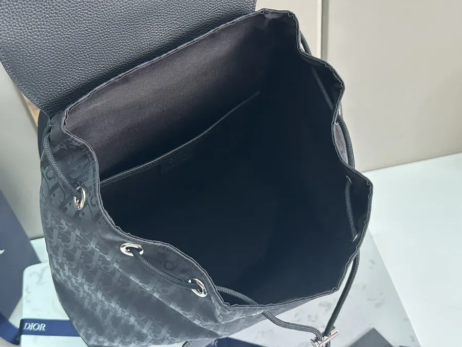 Oblique Men's Backpack Premium Genuine Leather