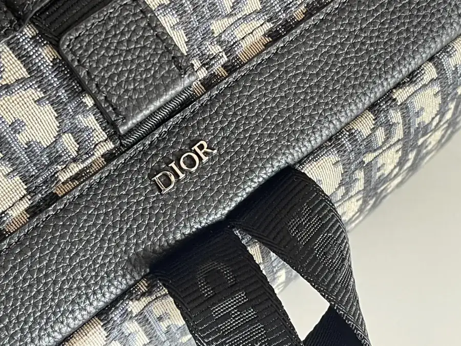Top Original Explorer Backpack with Oblique Print and Leather Patches