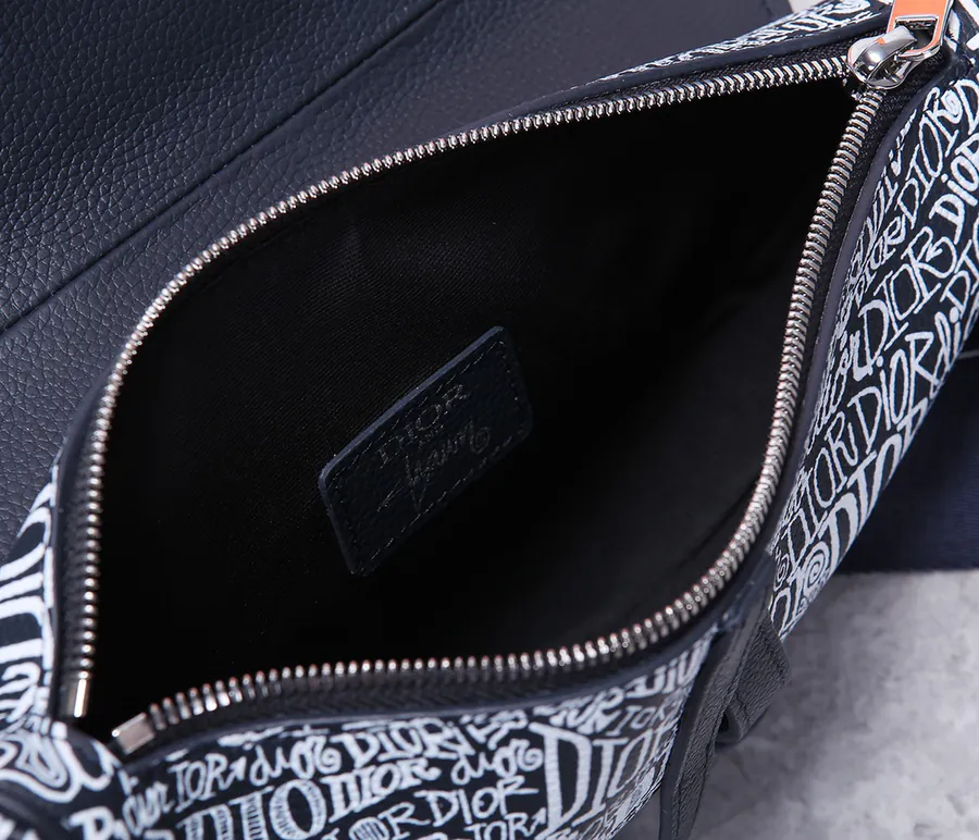 DIOR Saddle Bag New Color Pure Blue Grained Calfskin
