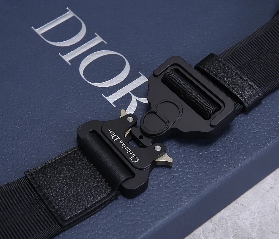 DIOR Saddle Bag Black Grained Calfskin