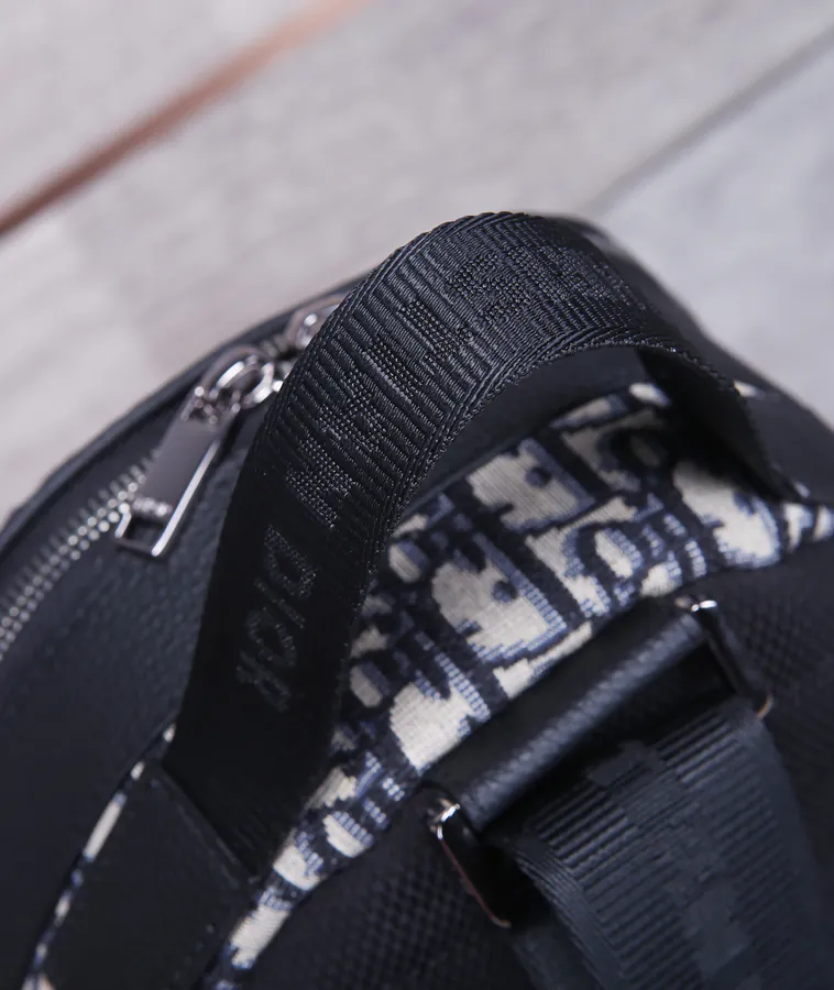 Rider Inspired Oblique Print Crossbody Backpack