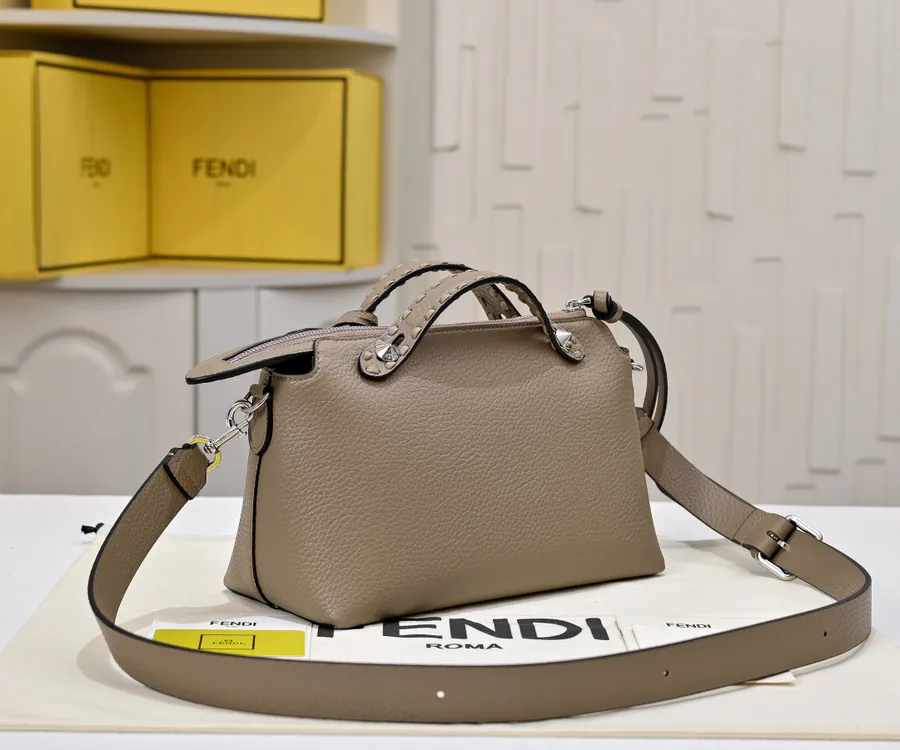 FENDI New Boston Tote with Handle and Strap