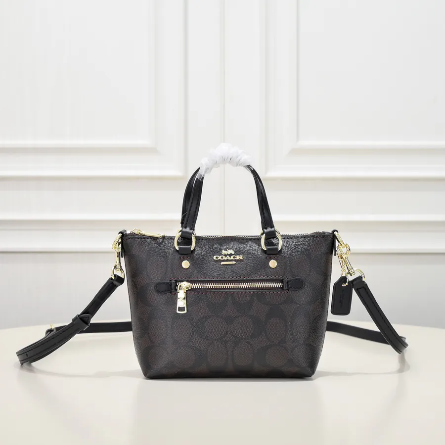 COACH Mini Gallery Tote Bag with Adjustable Strap