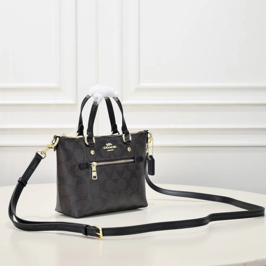 COACH Mini Gallery Tote Bag with Adjustable Strap