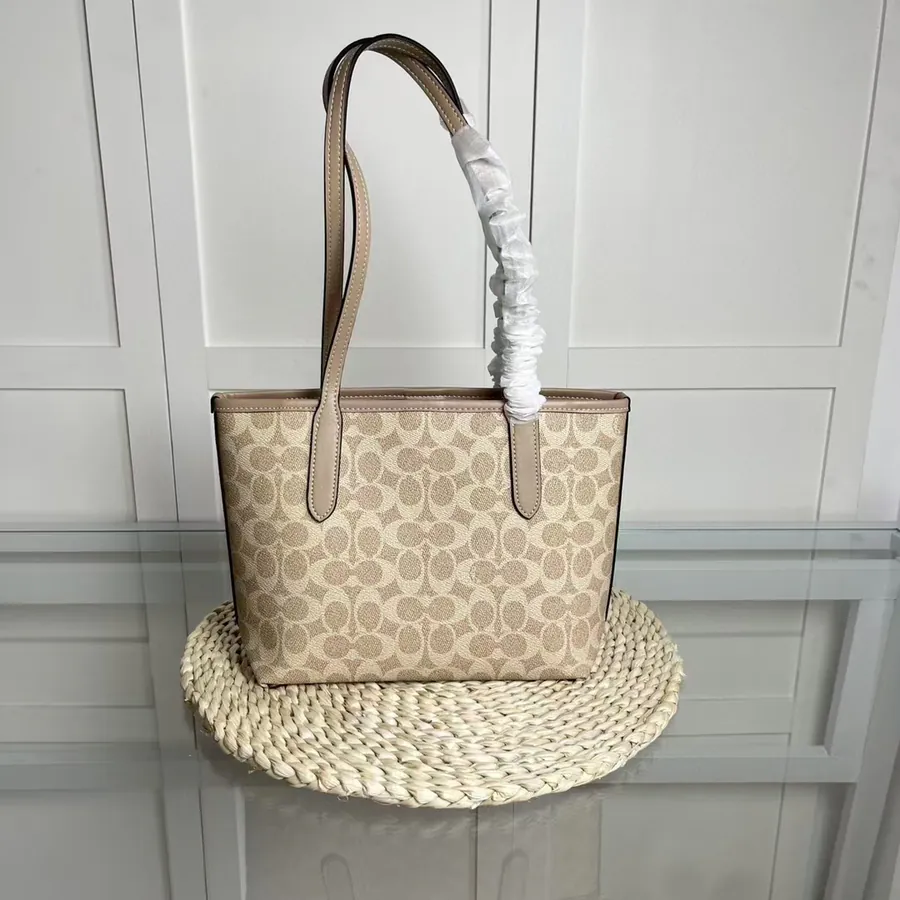 Coach New Mini Double Face Tote Bag City