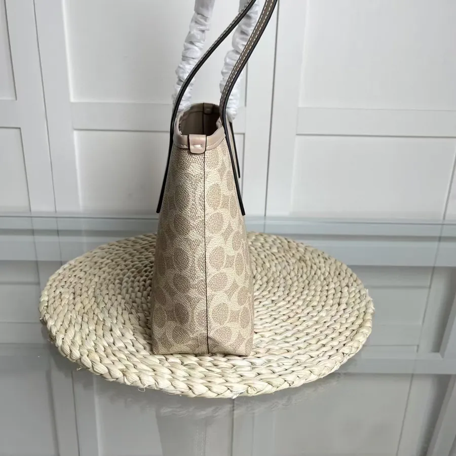 Coach New Mini Double Face Tote Bag City
