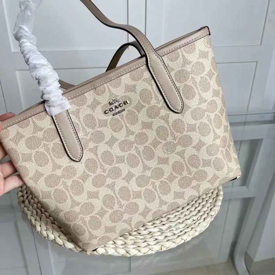 Coach New Mini Double Face Tote Bag City