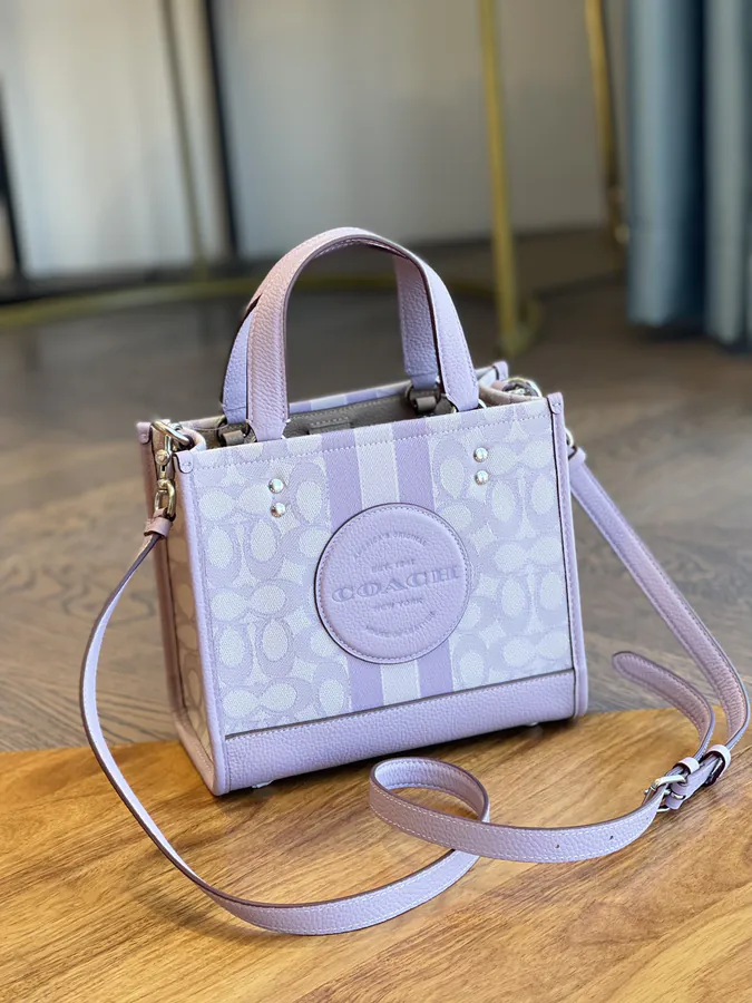 Dempsey Bucket Tote in New Purple