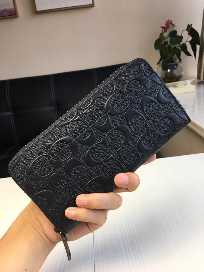 Coach Men's 3D Embossed Calfskin Wallet