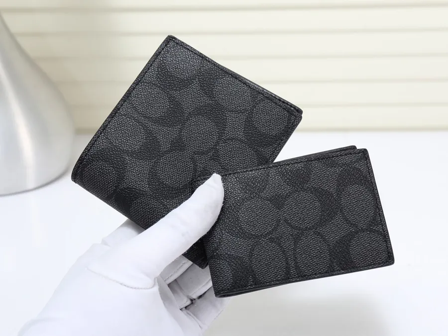 Coach Men's Short Wallet with ID Holder 2 in 1