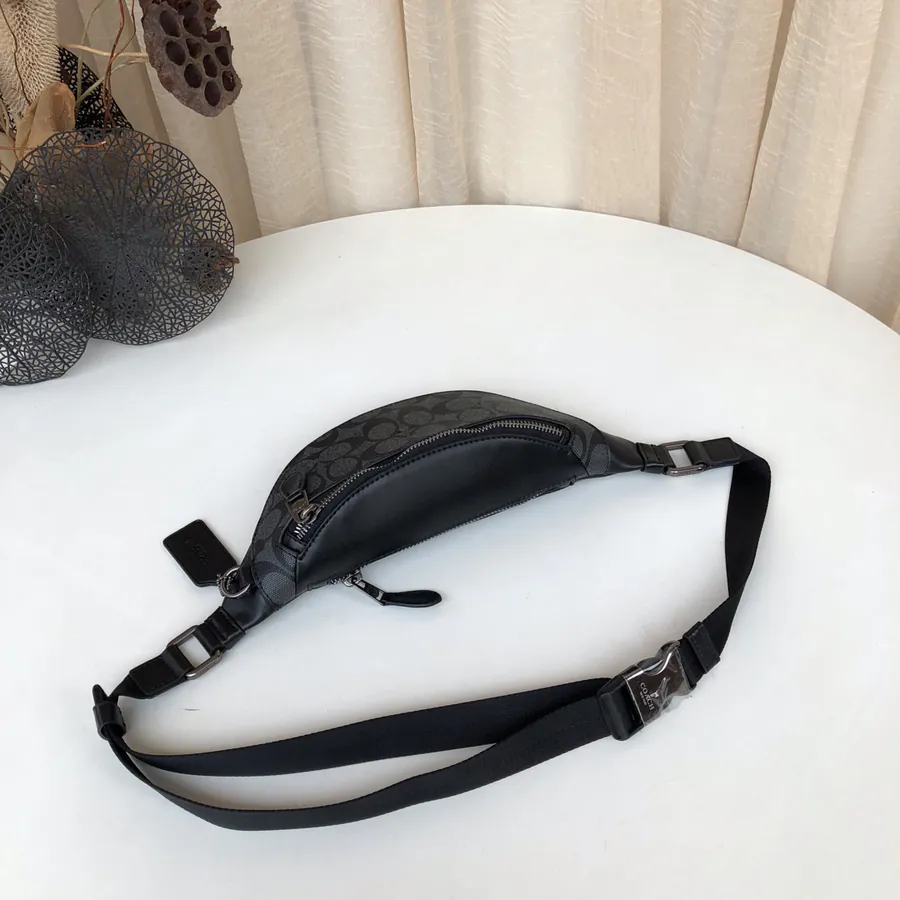 Coach Men's Mini Waist Bag, Versatile as a Chest Bag