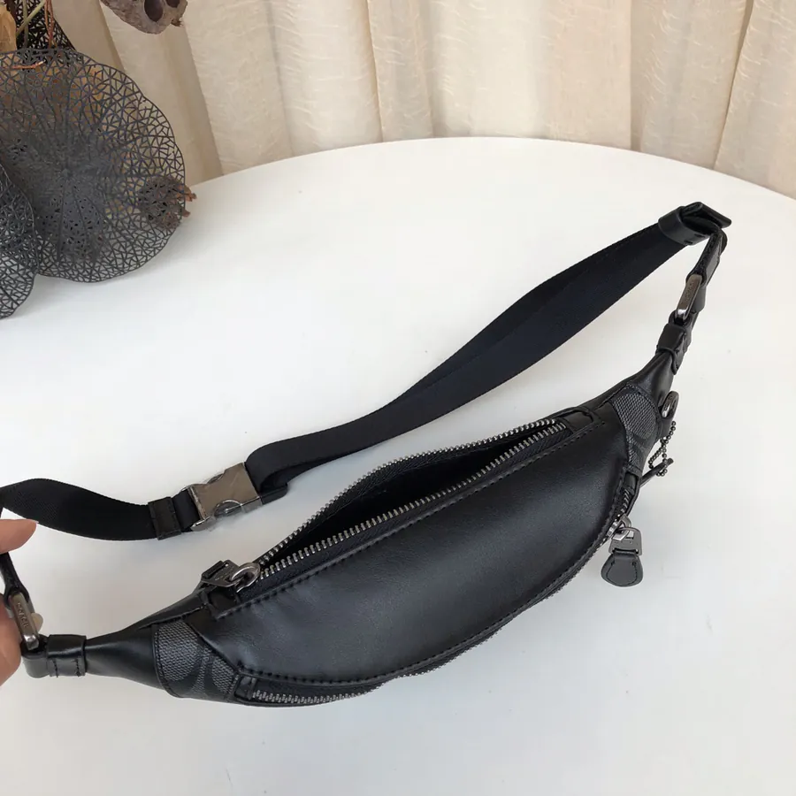 Coach Men's Mini Waist Bag, Versatile as a Chest Bag