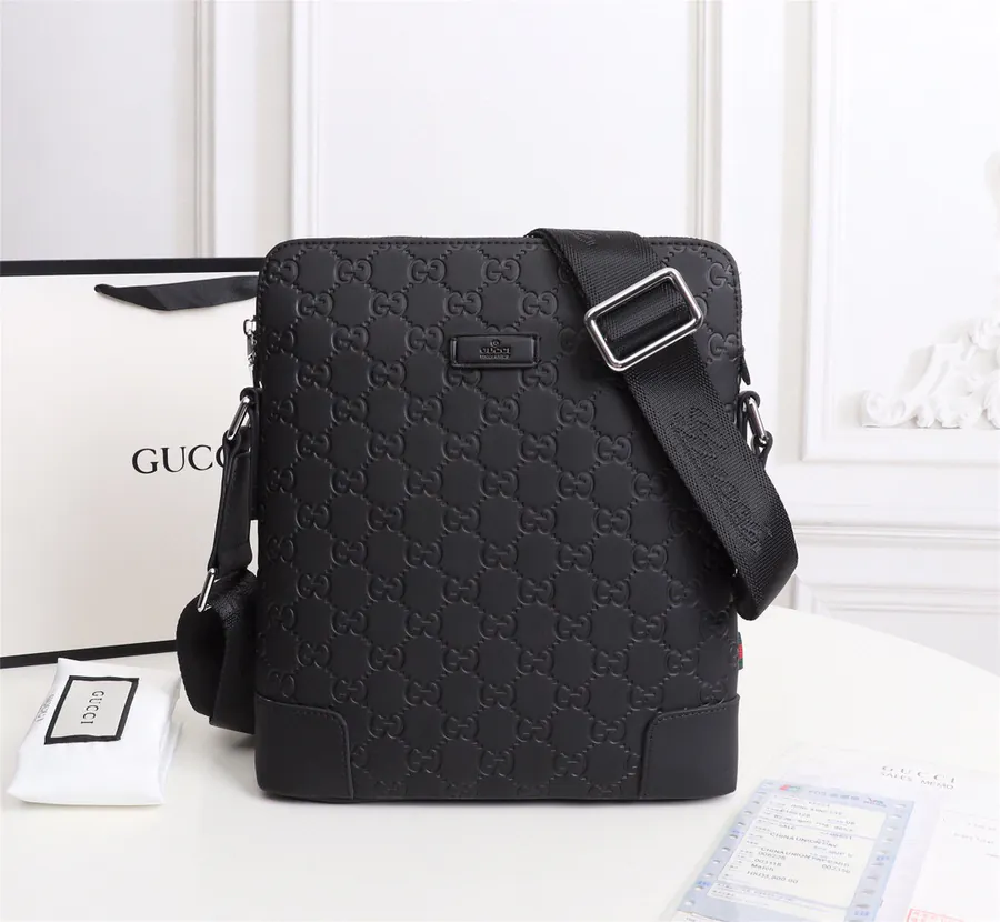 Gucci Men's Casual Bucket Bag Black