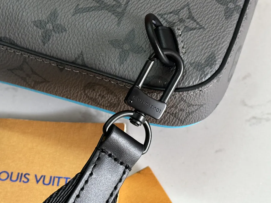 Avenue Tote with Monogram Macassar Canvas and Leather Trim