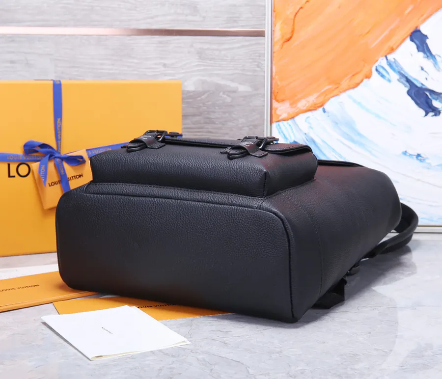 Christopher Slim Backpack in Black