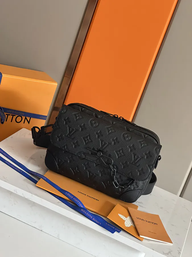 Steamer Briefcase in Taurillon Monogram Leather