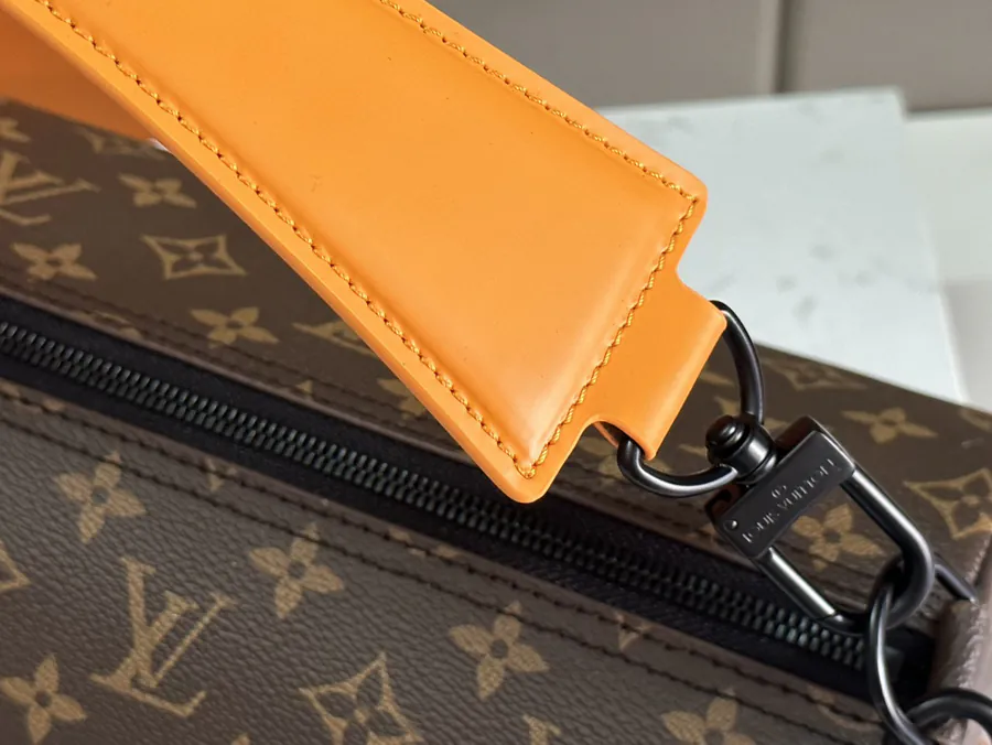 Original Monogram Macassar Soft Polochon Tote with Leather Handles