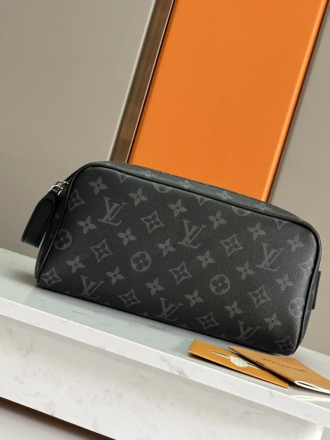 Loer Do Kit Monogram Eipse Canvas Cosmetic Bag