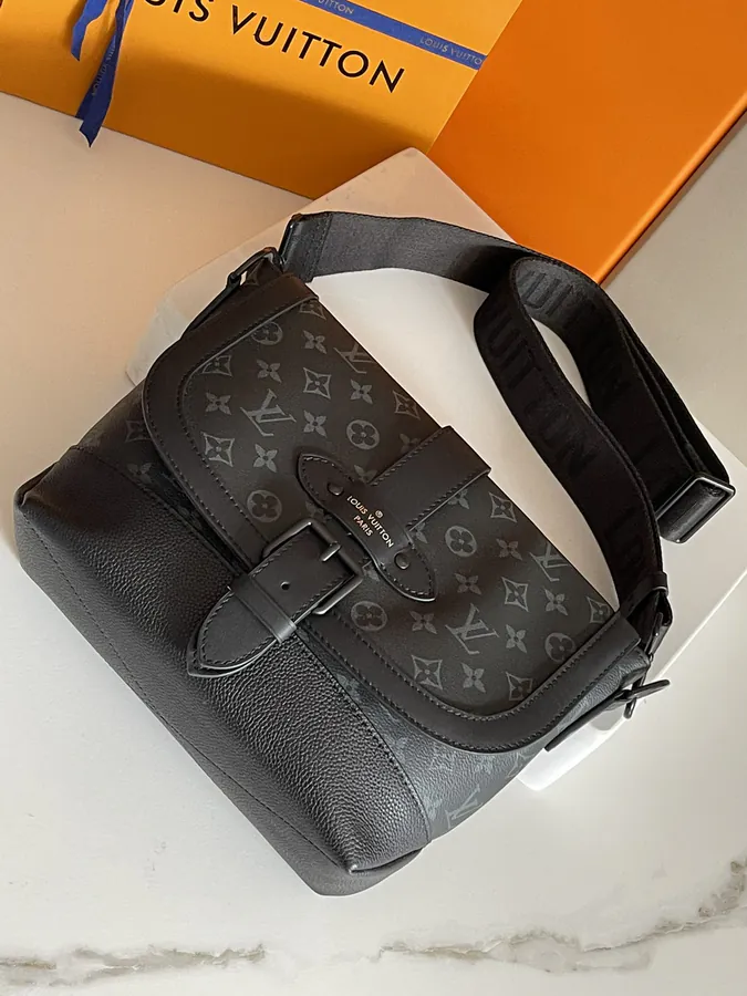 Monogram Eclipse Bucket Bag with Magnetic Closure