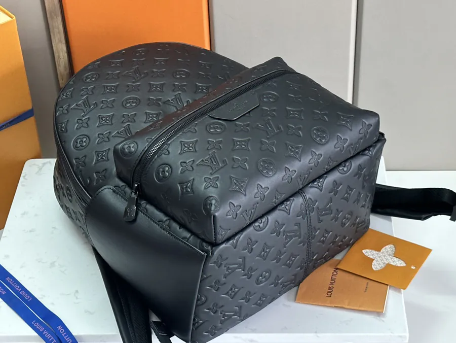 Discovery Backpack with Monogram Grained Calfskin