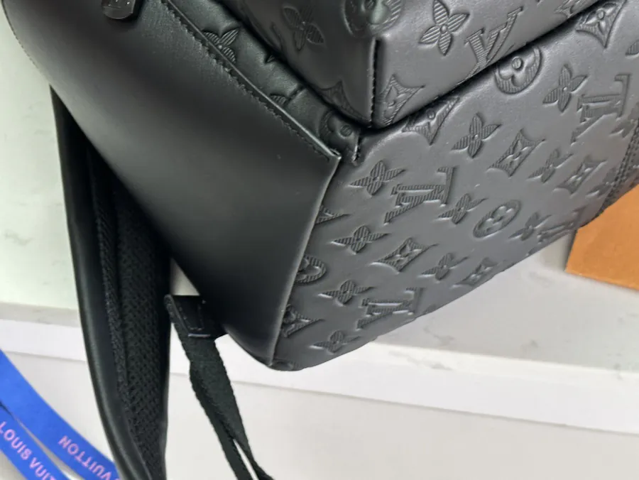 Discovery Backpack with Monogram Grained Calfskin