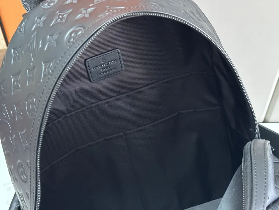 Discovery Backpack with Monogram Grained Calfskin