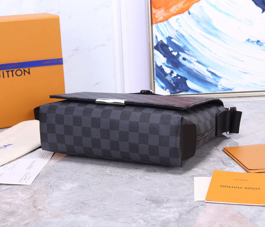 District Small Briefcase with Graceful Details and Practical Design