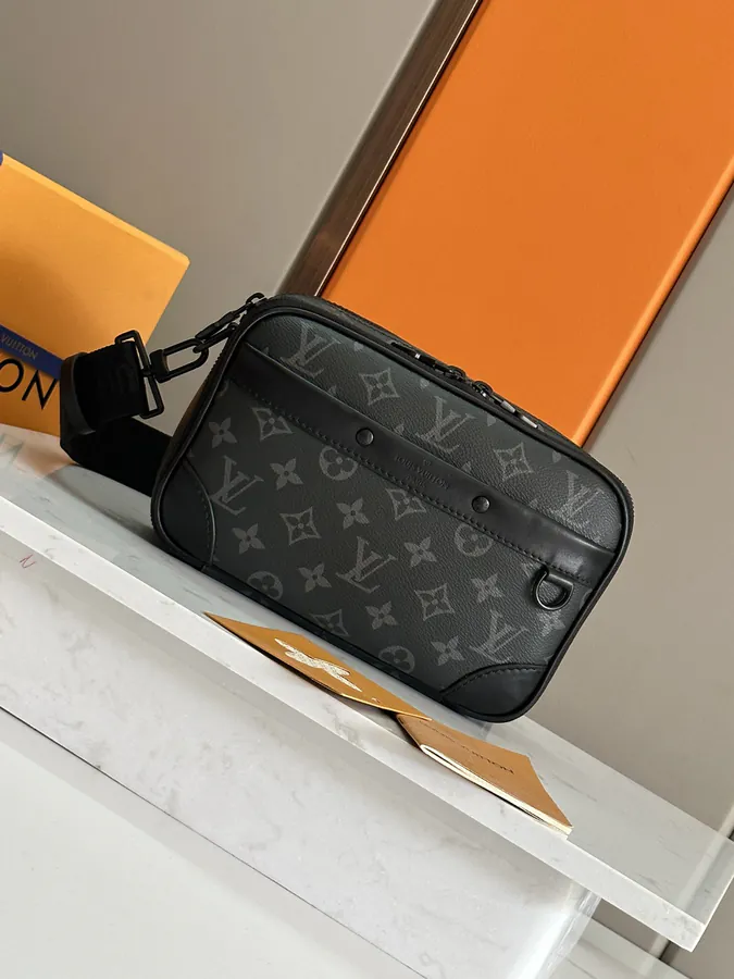 Alpha Mail Bag in Monogram Eclipse Canvas