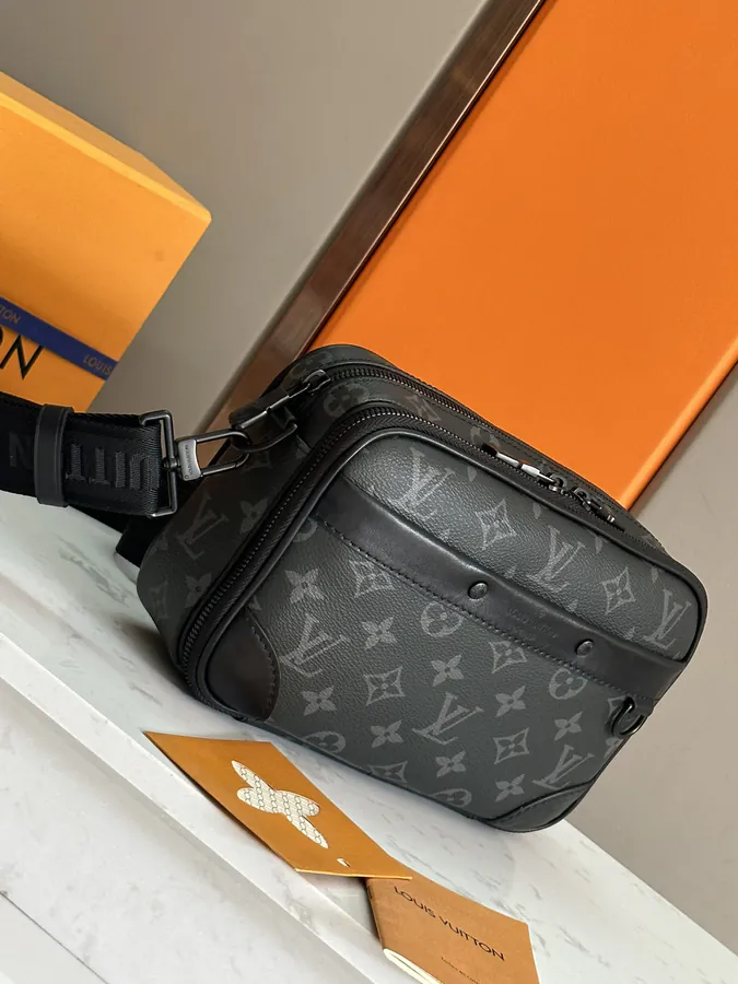 Alpha Mail Bag in Monogram Eclipse Canvas