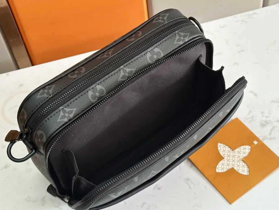 Alpha Mail Bag in Monogram Eclipse Canvas