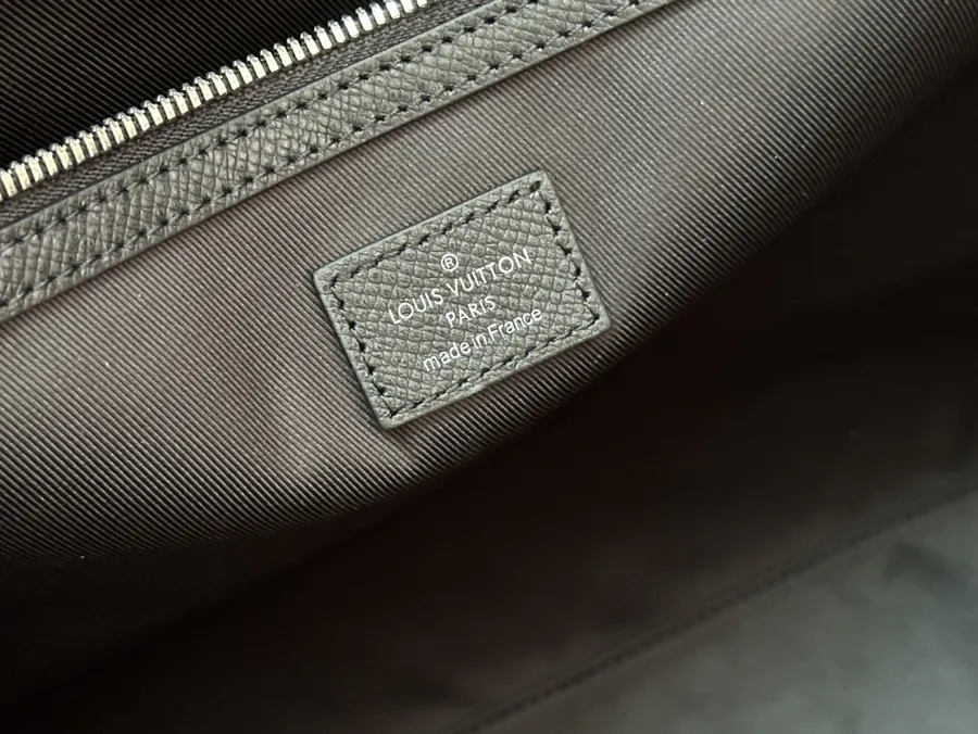 Weekend Tote Handbag in Monogram Canvas and Taïga Leather
