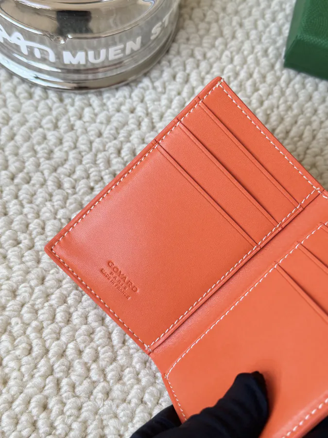 Goyard Goyardine Canvas & Vauzelles Calfskin Wallet