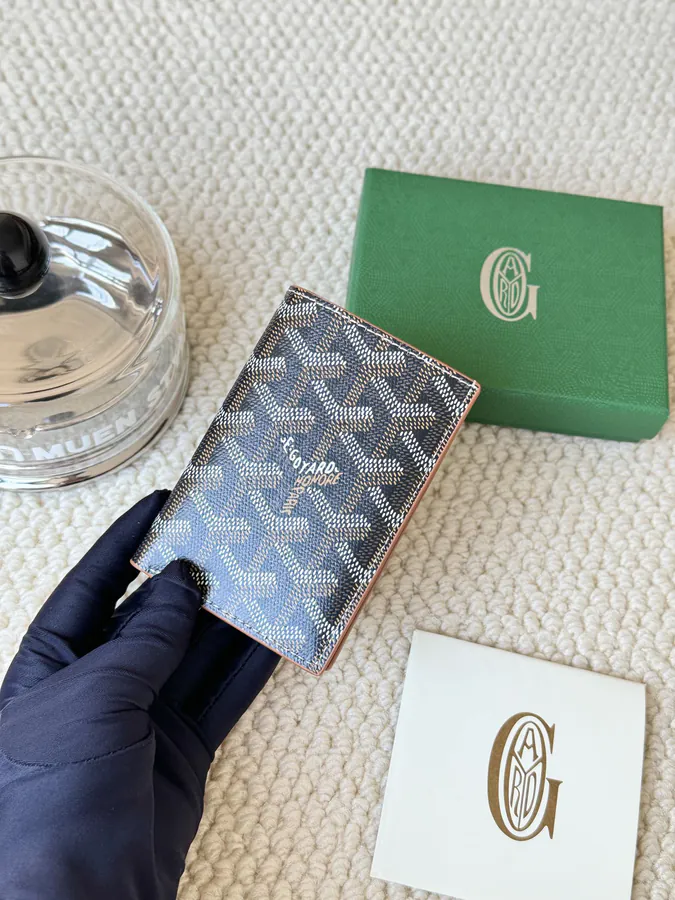 Goyard Goyardine Canvas & Vauzelles Calfskin Wallet