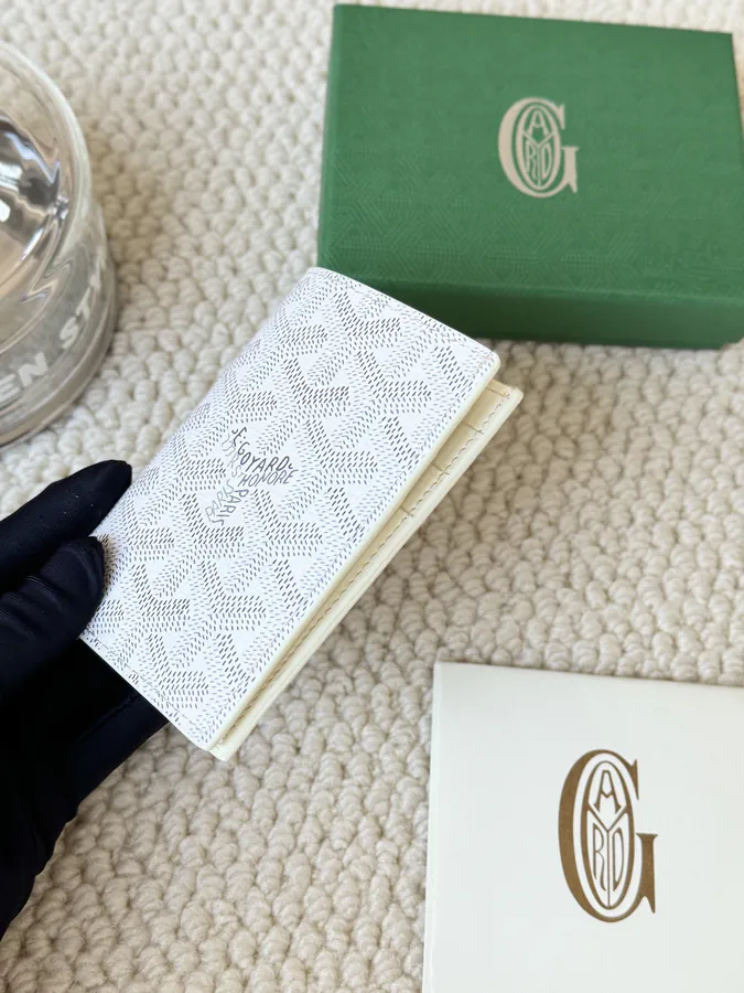 Goyard Goyardine Canvas & Vauzelles Calfskin Wallet