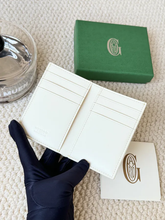 Goyard Goyardine Canvas & Vauzelles Calfskin Wallet
