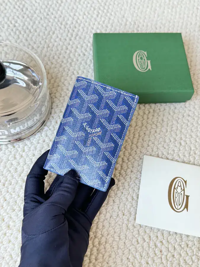 Goyard Goyardine Canvas & Vauzelles Calfskin Wallet