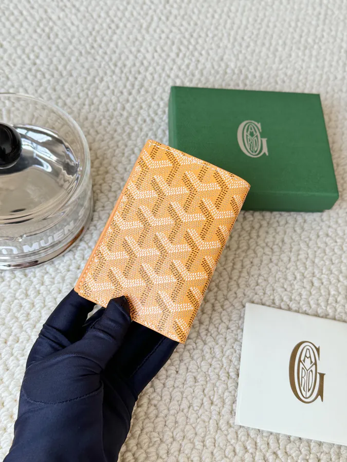 Goyard Goyardine Canvas & Vauzelles Calfskin Wallet