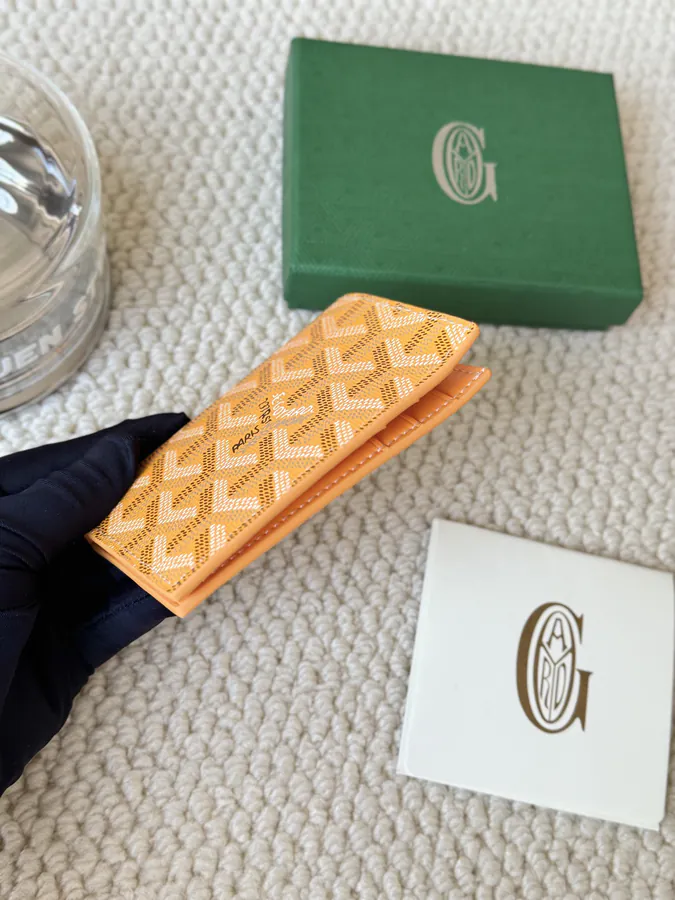 Goyard Goyardine Canvas & Vauzelles Calfskin Wallet