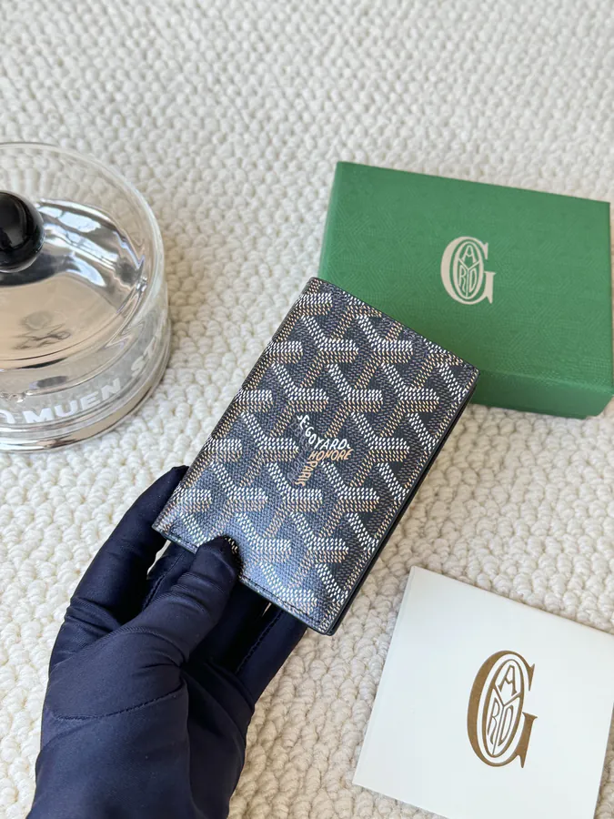 Goyard Goyardine Canvas & Vauzelles Calfskin Wallet
