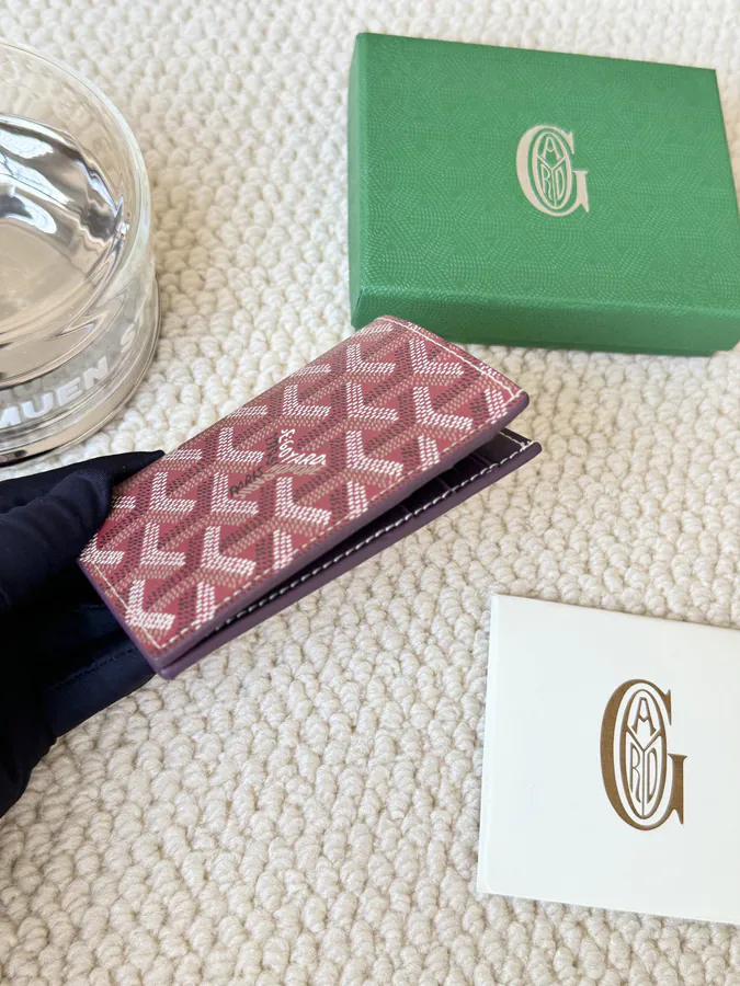 Goyard Goyardine Canvas & Vauzelles Calfskin Wallet