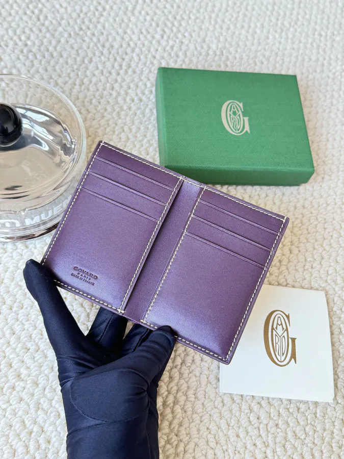 Goyard Goyardine Canvas & Vauzelles Calfskin Wallet