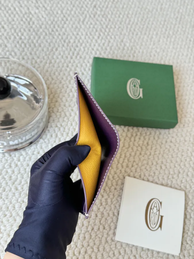 Goyard Goyardine Canvas & Vauzelles Calfskin Wallet